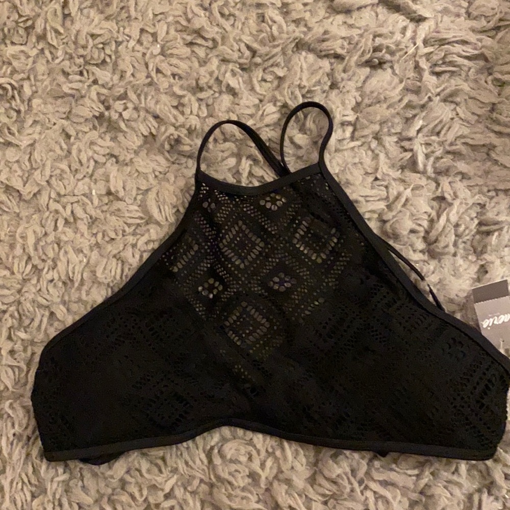 Aerie black bikini top